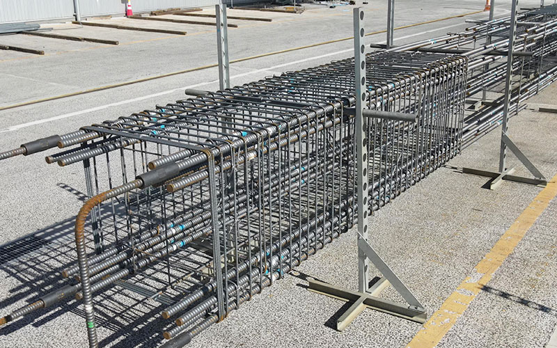 地組専用ヤード全景